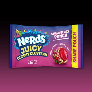 American Test Collection: Nerds Juicy Gummy Clusters Strawberry Punch 2.65oz