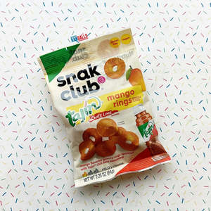 Snak Club Tajin Mango Gummy Rings 2.25oz