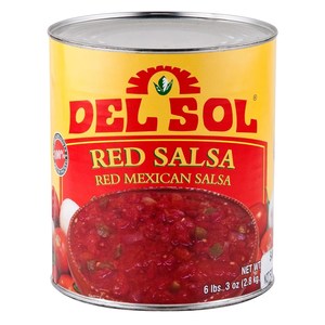 Dietary Specific Range Test Collection: Del Sol Salsa Red Mexicana 100oz/2.83kg