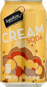 Signature Select Cream Soda can 12floz/355ml