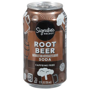 Signature Select Root Beer can 12floz/355ml