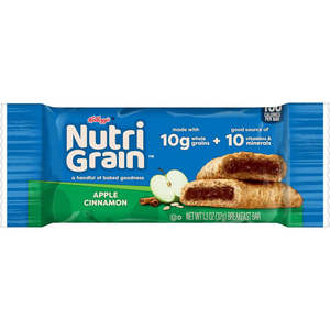 Kelloggs Nutri Grain Bars Apple Cinnamon 1.3oz/37g