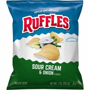 Ruffles Sour Cream & Onion 1oz/28.3g