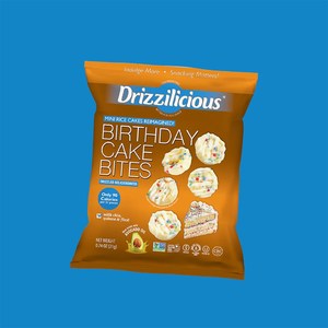 Drizzilicious Mini Rice Cakes Birthday Cake 0.74oz/21g