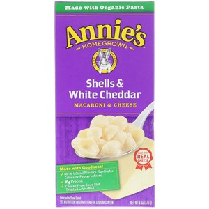 Annies Organic Shells & White Cheddar 6oz/170g