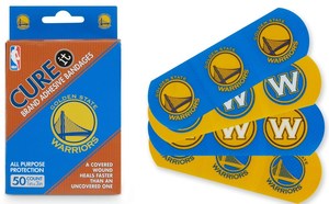 Personal Care: CureIt NBA Bandaids Adhesive Bandages Golden State Warriors 50pk