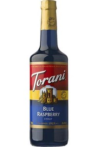 All In Stock: Torani Blue Raspberry Syrup 750ml