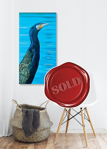 The Black Shag - Original Painting Artismita