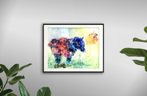 Products: A Filly's Foal - Original Acrycycle Painting Artismita