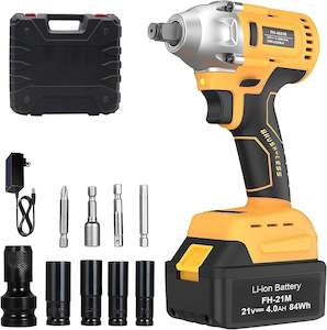 Products: Cordless Impact Wrench, 21V Impact Driver with Li-ion Battery  Max Torque  (300N.m) with Case and Kits set