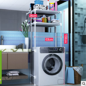 Matal Shelf Storage Rack over Washing Machine 2 Shelf