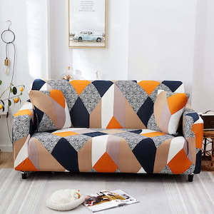 Sofa Cover: 4 Seats  Sofa Cover Cotton Elastic Sofa Slipcovers Corner Cover