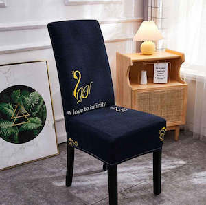 Dining Chair Covers: Dining Chair Covers Washable Knit Stretch Removable Chair Slipcovers