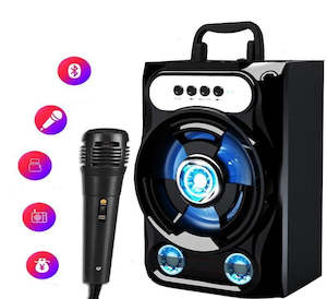 Others: Bluetooth speaker high volume wireless home audio with Microphone
