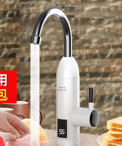 Electric Instant Water Heater Faucet Tap Kitchen Fast Heat Tap 360 Rotated