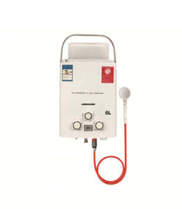 Brand New Gas Water Heater Califont   6 L  + Shower Head