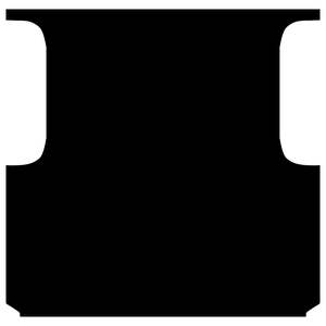 Rubber Ute Mats: Rubber Ute Mat to fit JAC T9 Dual Cab 2024 to Current - Suits Spray On Liner Or No Liner