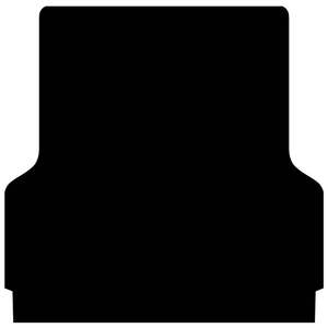 Holden: Rubber Ute Mat to suit Volkswagen Amarok Dual Cab 2011 to April 2023 - Fitted with Factory Plastic Tub Liner