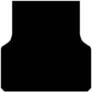Isuzu: Rubber Ute Tub Mat to fit Isuzu D-Max Dual Cab Sep 2020 to Current - Fitted with Factory plastic Tub Liner