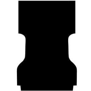 Mazda: Rubber Ute Tub Mat to suit Mazda BT50 Single Cab  November 2011 to September 2020 - Suits Spray On Liner Or No Liner