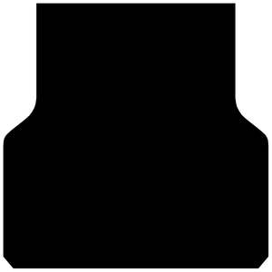 Rubber Ute Mat to suit Mazda BT50 TF Dual Cab with Factory Tub Liner October 2020 to Current