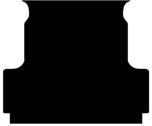 Nissan: Rubber Ute Mat to fit Nissan Navara Dual Cab NEW NP300 D23 ( With Factory Ute Liner ) March 2021 to Current