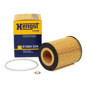 Genuine Hengst BMW Engine Oil Filter and Seal Kit