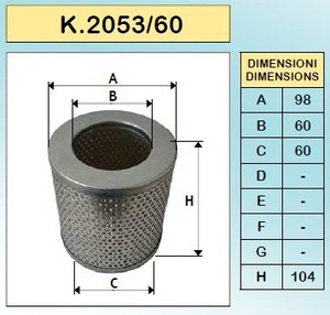 Products: FILTA 60 Micron S/S C1132