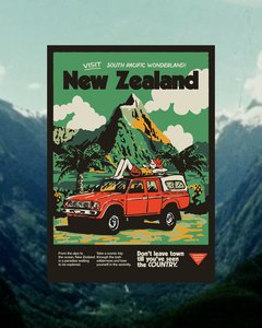 Products: NZ Tourism Poster - Vacation Studio