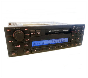 Products: Vw Volkswagen Golf Bora R32 Mk4 Genuine Gamma Radio Cassette Uk Radio Cassette Nz Frequencies Rds With Security Code 1j0035186d