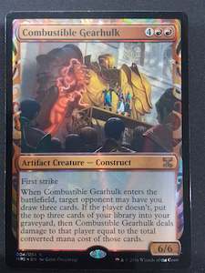 Magic The Gathering 1: Combustible Gearhulk (mps)