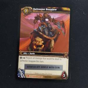 Wow Tcg: Saltwater Snapjaw