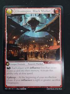 Gloamspire, Black Market