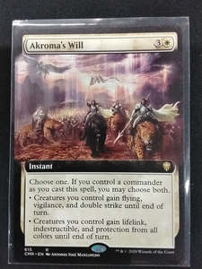 Mtg Singles: Akroma's Will (CMR, ExtendedArt)