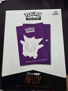 Tcg Accessories: ULTRA PRO Pokémon - Elite Gengar APEX 105ct Deck Protector Sleeve