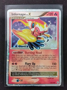 Pokemon Singles: Infernape LV.X (121/130)Damaged
