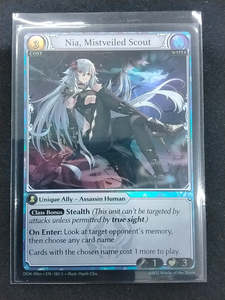 Grand Archive Singles: Nia, Mistveiled Scout (Foil, DOA ALTER, EN-138)