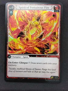 Grand Archive Singles: Spirit of fortuitous Fire (Foil)