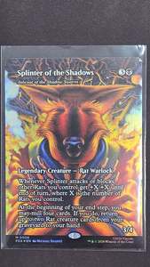 Mtg Singles: Splinter of the Shadows (Ashcoat of the Shadow Swarm, PZA, Foil)