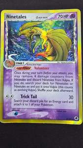Pokemon: Ninetales delta species (8/101, Damaged)