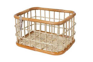 Accessories: BASKET REAR GREEN LIFE RATTAN L 30L