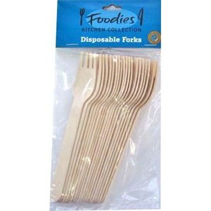 Clearance Items: Cutlery Wooden Fork 20 pc