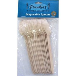 Clearance Items: Cutlery Wooden Spoons 20pc