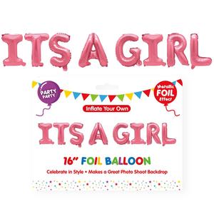 Clearance Items: Balloon It's A Girl Foil Pink 40cm
