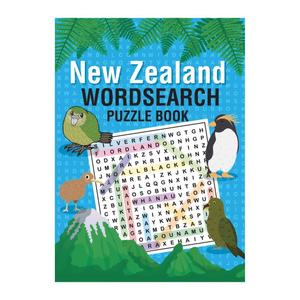 Arts Crafts Stationery: Word Search New Zealand 56pg 270x197mm