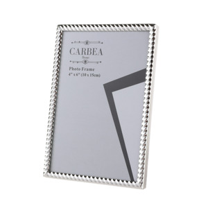 Carbea Home Range: Silver Picture Frame v2 4"x 6"