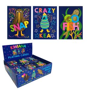Sale Toys Stationary: Playing Cards NZ Kiwi Kids Games 3asst - Box of 24