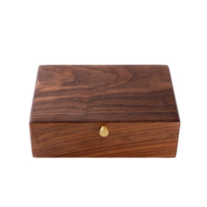 Jewellery Box Black Walnut Wood with Lift Out Tray