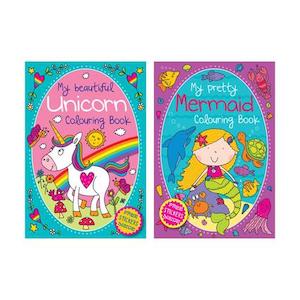 Arts Crafts Stationery: Colouring Book Unicorn 72pg