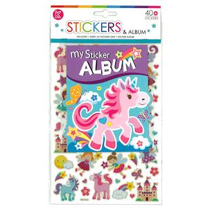 All: Sticker Album Unicorns 260x160mm